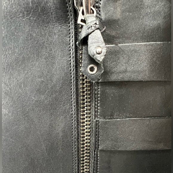 COLE HAAN Air Tall Knee High Boots Sz 10 B Black Leather Side Zipper - Picture 4 of 8